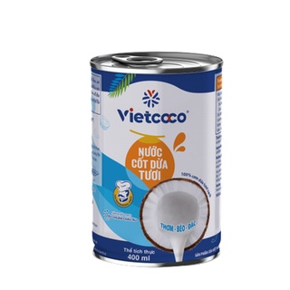 Nước cốt dừa tươi Vietcoco - Lon 400ml