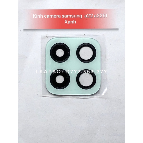 Kính camera samsung A22 A225F zin new