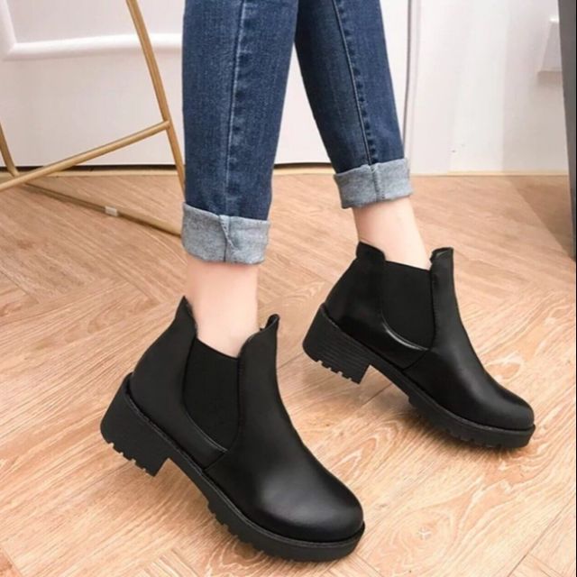Bốt Da 5 Phân Da Mềm