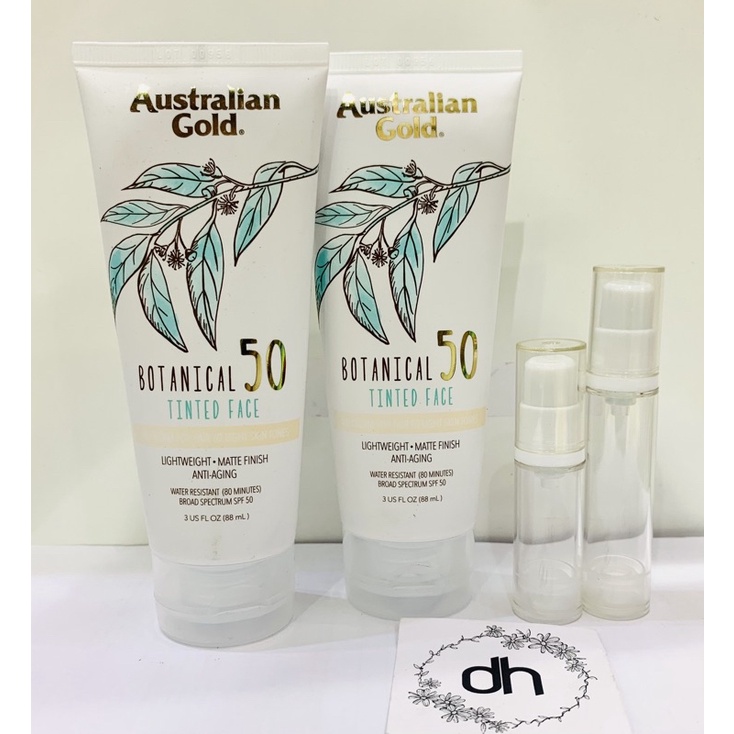 (MẪU MỚI 88ml) Kem chống nắng BOTANICAL AUSTRALIAN GOLD SPF 50- Light to Fair