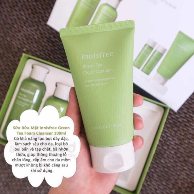 SET DƯỠNG TRÀ XANH INNISFREE 6 MÓN