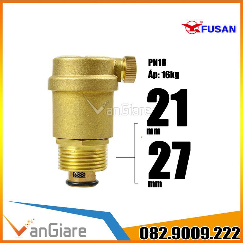 Van xả khí tự động phi 21 27 PN16 Fusan Đài Loan - Auto Air Valve