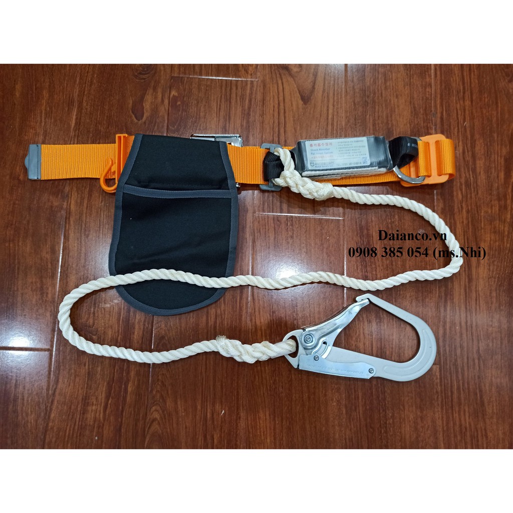 Dây an toàn nịt bụng Kujie Hàn Quốc- Có dây giảm sốc bảo vệ tối đa cho người làm việc môi trường trên cao- Hình thật
