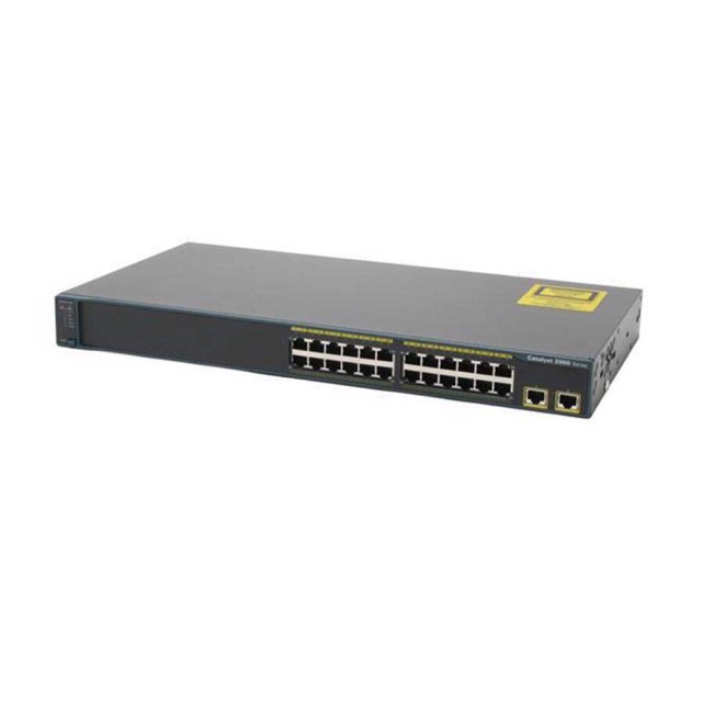 Refurbished - Switch Cisco WS-C2960 24 10/100 + 2 1000BT - Bộ chia mạng Cisco C2960 24 cổng 10/100 v