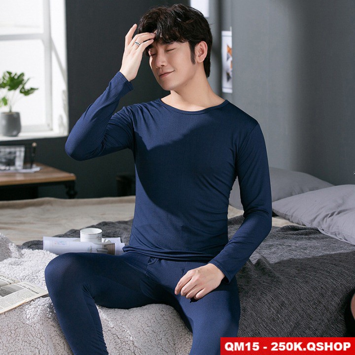 [SALE] BỘ QUẦN ÁO NGỦ THUN COTTON ÔM SÁT BODY QM15