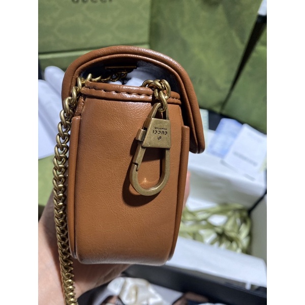 Túi xách nữ CHẤT DA THẬT size 17 và 22 Marmont small MINI matelassé shoulder bag hàng fullbox có hộp