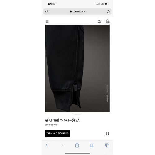 Áo Khoác Hoodie &amp; Jogger Bé Trai Thể Thao Vải Ép Xám Đen ZR