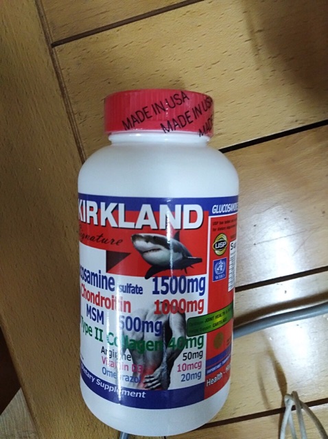 (hàng chính hãng / date 2022-2023) viên uống xương khớp glucosamine Kirkland 375 viên