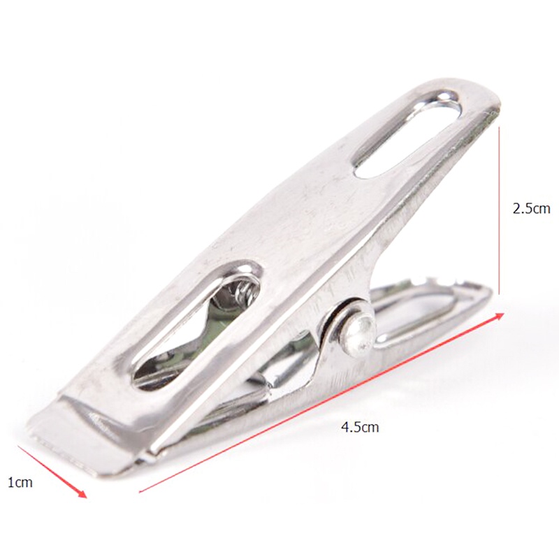 Bộ 20 Móc Treo Quần Áo Bằng Thép Không Gỉ Chất Lượng Cao
