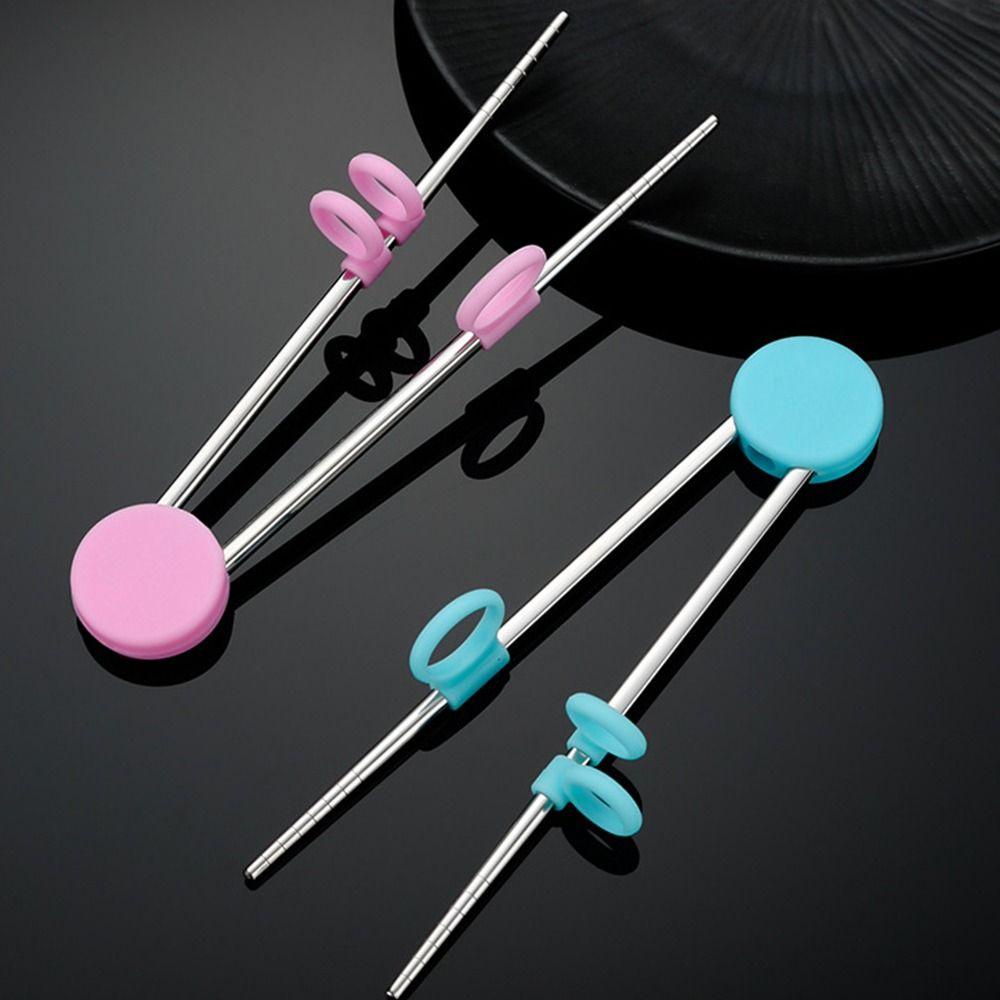 Đũa Silica gel Tập Ăn Có Thể Tái Sử Dụng Dễ Thương Cho Trẻ Em