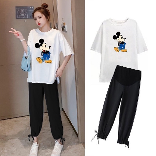 Set Áo Thun + Quần Dài Cho Bà Bầu Blxy520.Vn