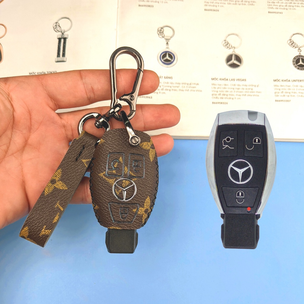 Bao Da Chìa Khóa Mercedes,Bọc Chìa Khóa Mercedes (M1 MÓC D)