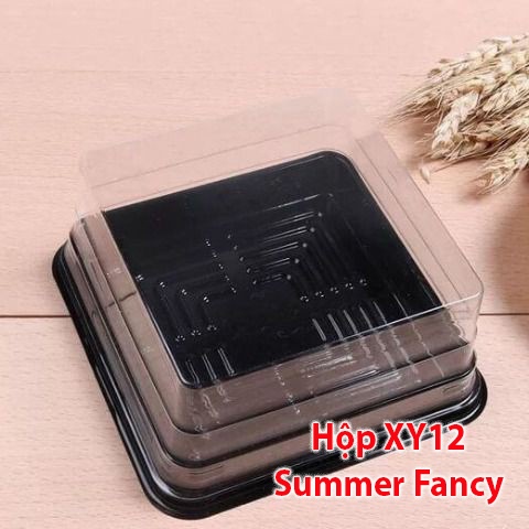 Khuôn bánh 8cm, 10cm, 12cm nhận xôi cơm vuông trung thu Hồng, Phước, Lộc, Thọ, hộp bánh HT12, XY12-12