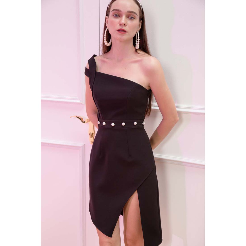 COCOSIN - Đầm Đen Xẻ Đùi | BigBuy360 - bigbuy360.vn