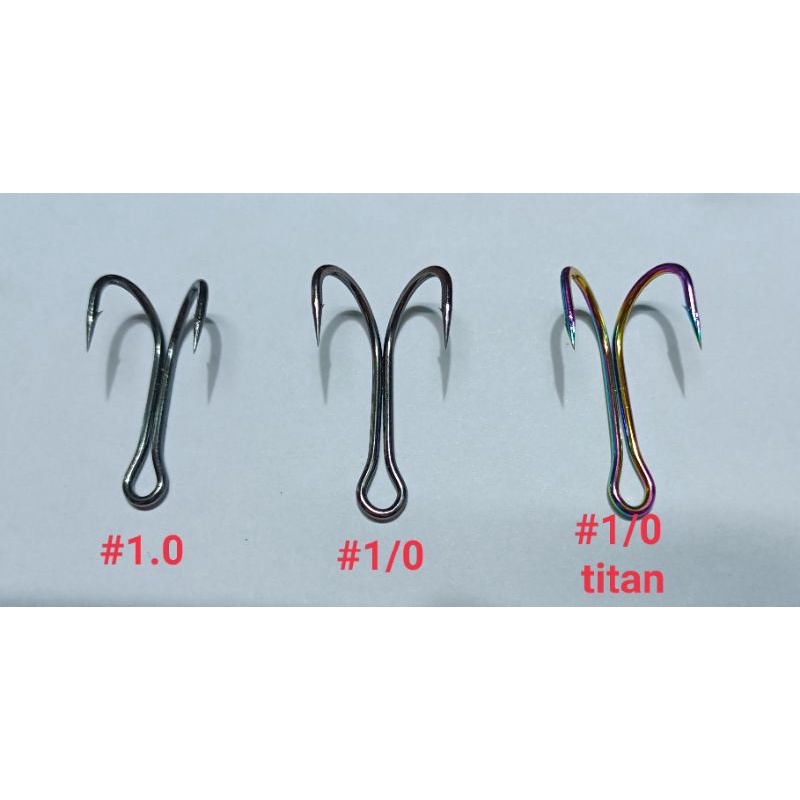 Combo 5 cái Lưỡi câu nhá.i hơi - double hook