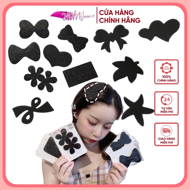 Miếng Dán Tóc Mái Làm Phồng Tóc Tự Dính, Tiện Lợi Khi Trang Điểm Hay Rửa Mặt
