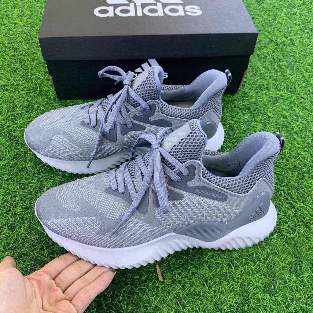 [ Full Box + FreeShip ] - Giày Thể Thao Nam Adidas Aphabounce 4.0 - Sneaker hot 2020 - Phiên Bản Xám Đen