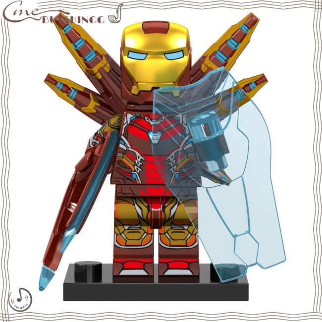 Đồ Chơi Lắp Ráp Mô Hình Lego Iron Man MK50 V004