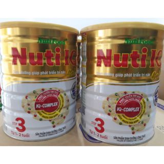 Combo 2 hộp nuti IQ gold 3 900g (date 2020)