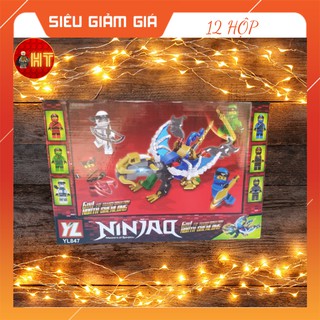 Đồ chơi xếp hình lego ninjago 6 nhân vật 12 hộp