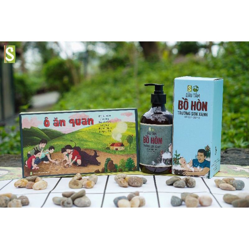 [CHÍNH HÃNG- 500ML] Dầu Tắm Trẻ Em Bồ Hòn Trường Sơn Xanh Sinh Dược- sữa tắm cho trẻ em an lành từ thảo dược