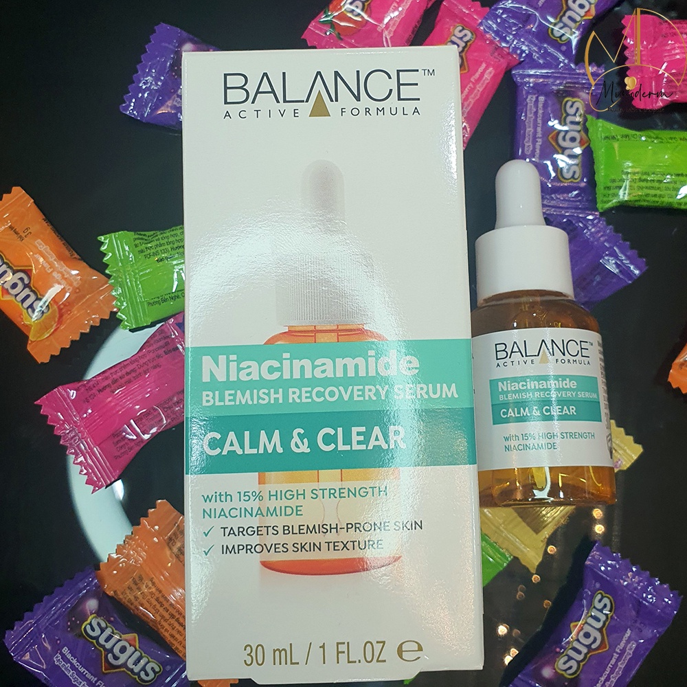 Tinh chất Balance Active Skincare Niacinamide Blemish Recovery Serum giảm mụn, mờ thâm