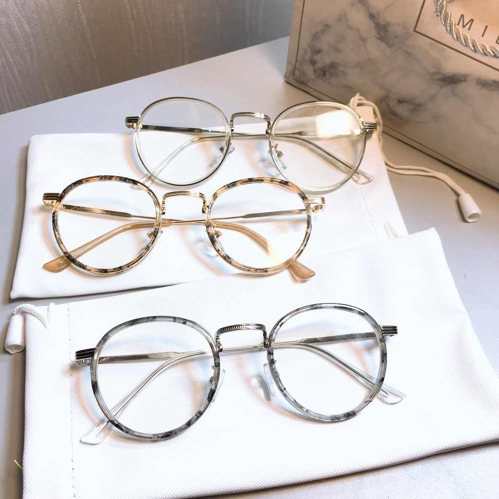 [Mã SKAMA07 giảm 8% đơn từ 250k] Gọng kính tròn 9300 nhận cắt cận viễn loạn | BigBuy360 - bigbuy360.vn