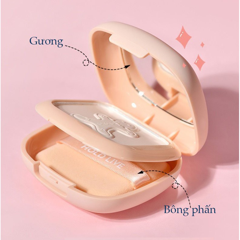 Phấn Phủ Dạng Nén Kiềm Dầu Lâu Trôi  HOLDLIVE Soft Light Oil Control Powder HL413 | BigBuy360 - bigbuy360.vn