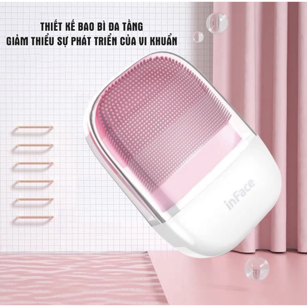 Máy Massage Rửa Mặt Tiện Ích Xiaomi Inface CAM KẾT HÀNG CHÍNH HÃNG BẢO HÀNH 06 THÁNG