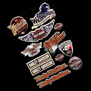 Miếng Dán Logo Harley-Davidson Trang Trí Xe Mô Tô