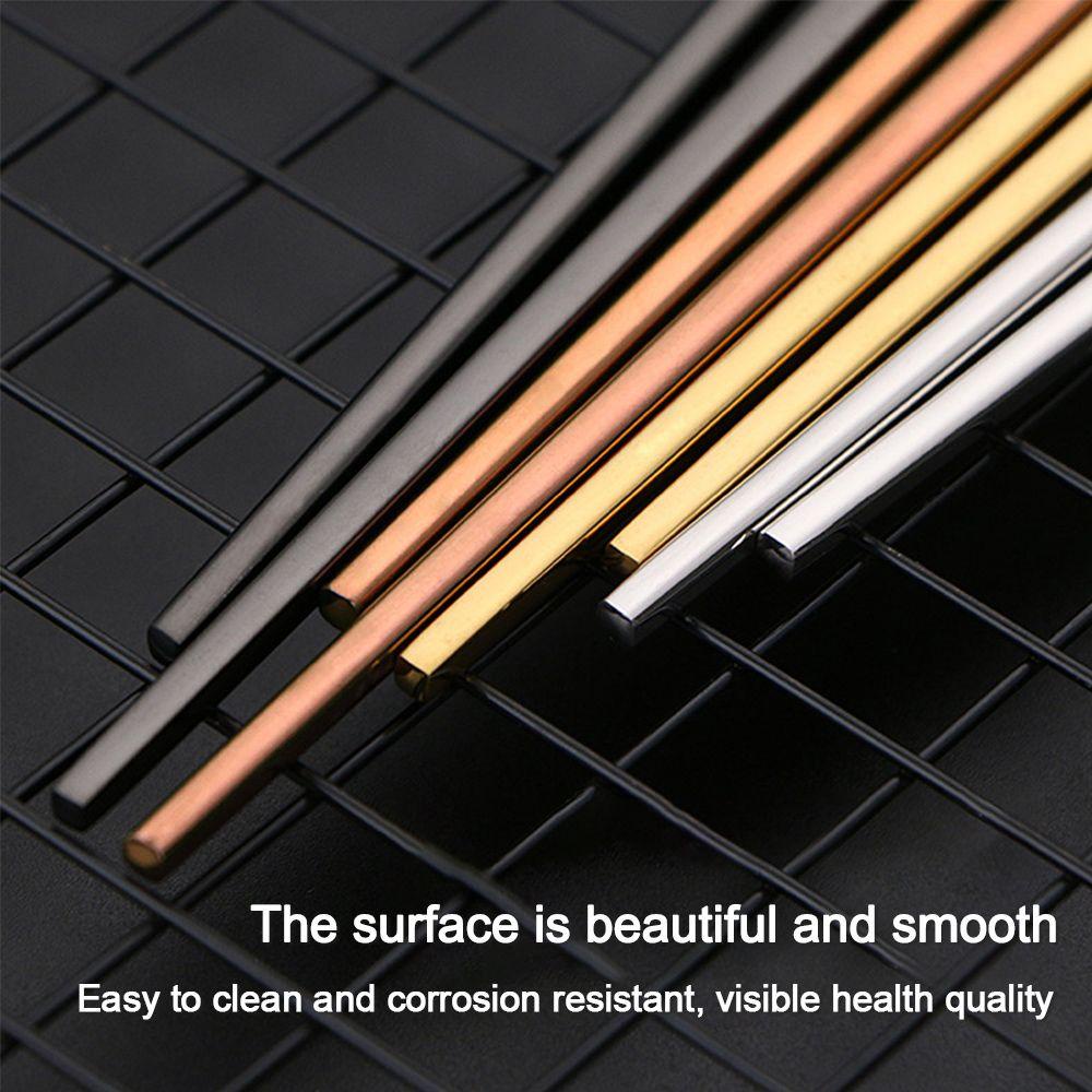 Bộ Muỗng Đũa Nĩa Bằng Thép Không Gỉ Có Thể Tái Sử Dụng