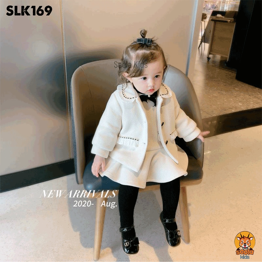 Váy + Áo khoác dạ cho bé gái nhà Saola Kids - SLK169