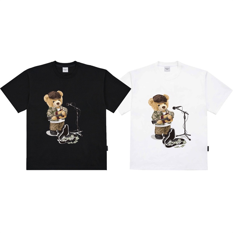 Áo Thun Cotton Tay Ngắn Dáng Rộng In Chữ Acme-de-Lie Thời Trang Cho Nam Và Nữ