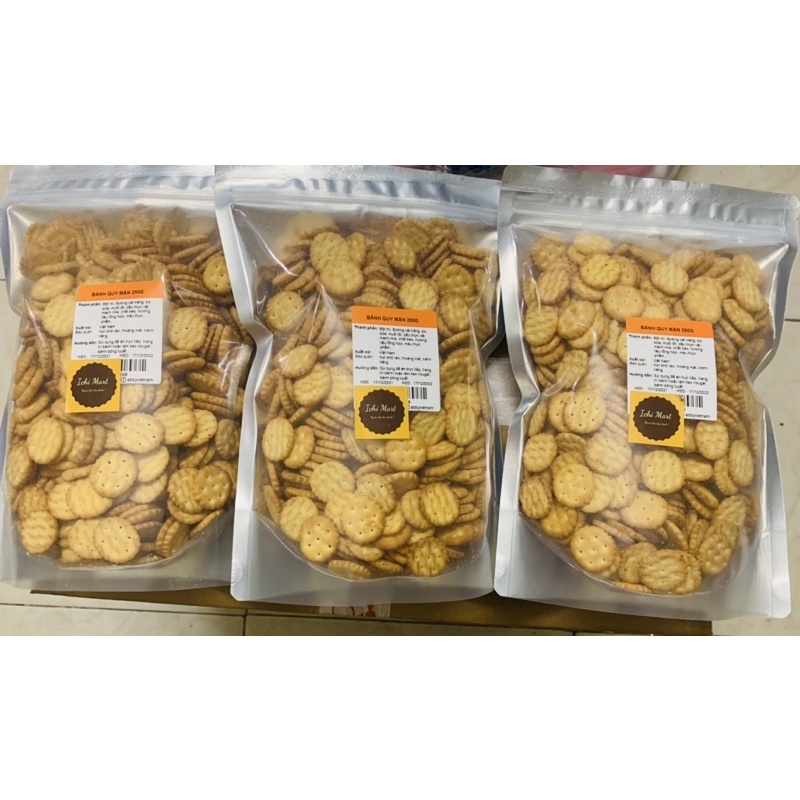 Bánh quy mặn,bánh quy làm kẹo nougat,bánh bông tuyết 250g