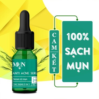 Serum mụn ANTI ACNE SERUM 05ML tinh chất giúp cải thiện tổn thương do các loại mụn gây ra - N.A.G Beauty
