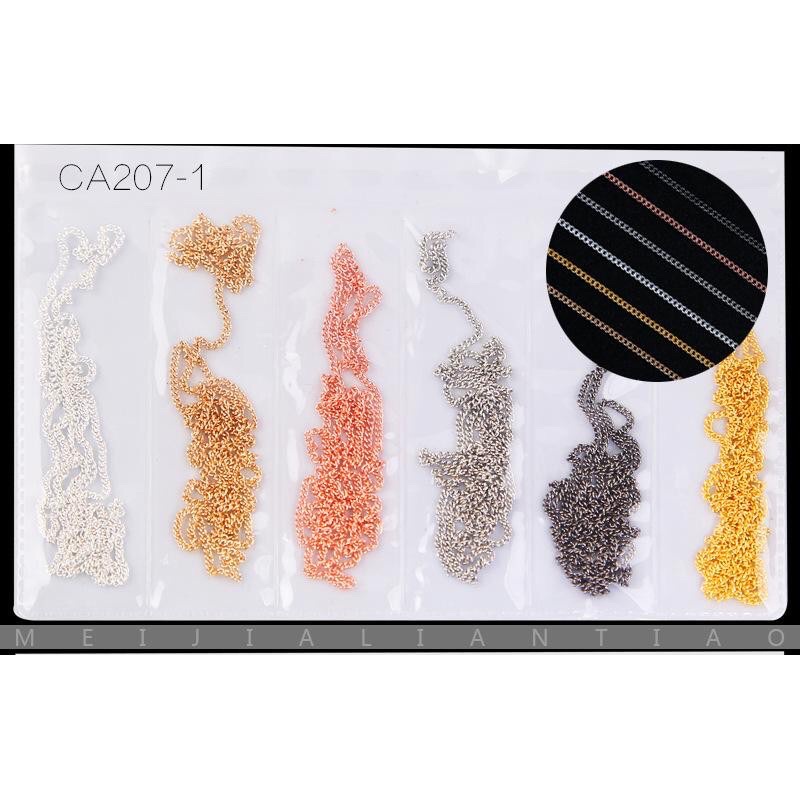 Dây xích trang trí móng nhiều kiểu siêu đẹp