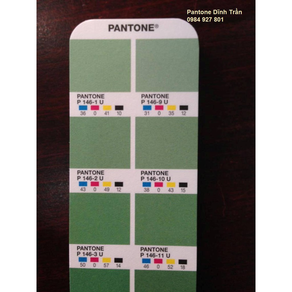 Bảng màu Pantone CMYK  Coated  Uncoated GP5101A