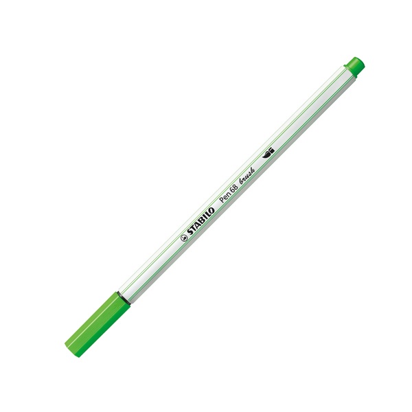 Bút Lông Stabilo brush MÀU XANH LÁ MẠ PN68BR-33