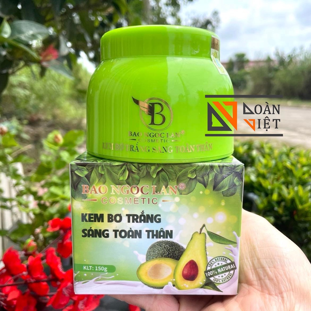 Kem DƯỠNG TOÀN THÂN BODY - Kem bơ trắng sáng Bảo Ngọc Lan 150g .Kem tan nhanh,không bết dính- Hiệu quả vượt trội