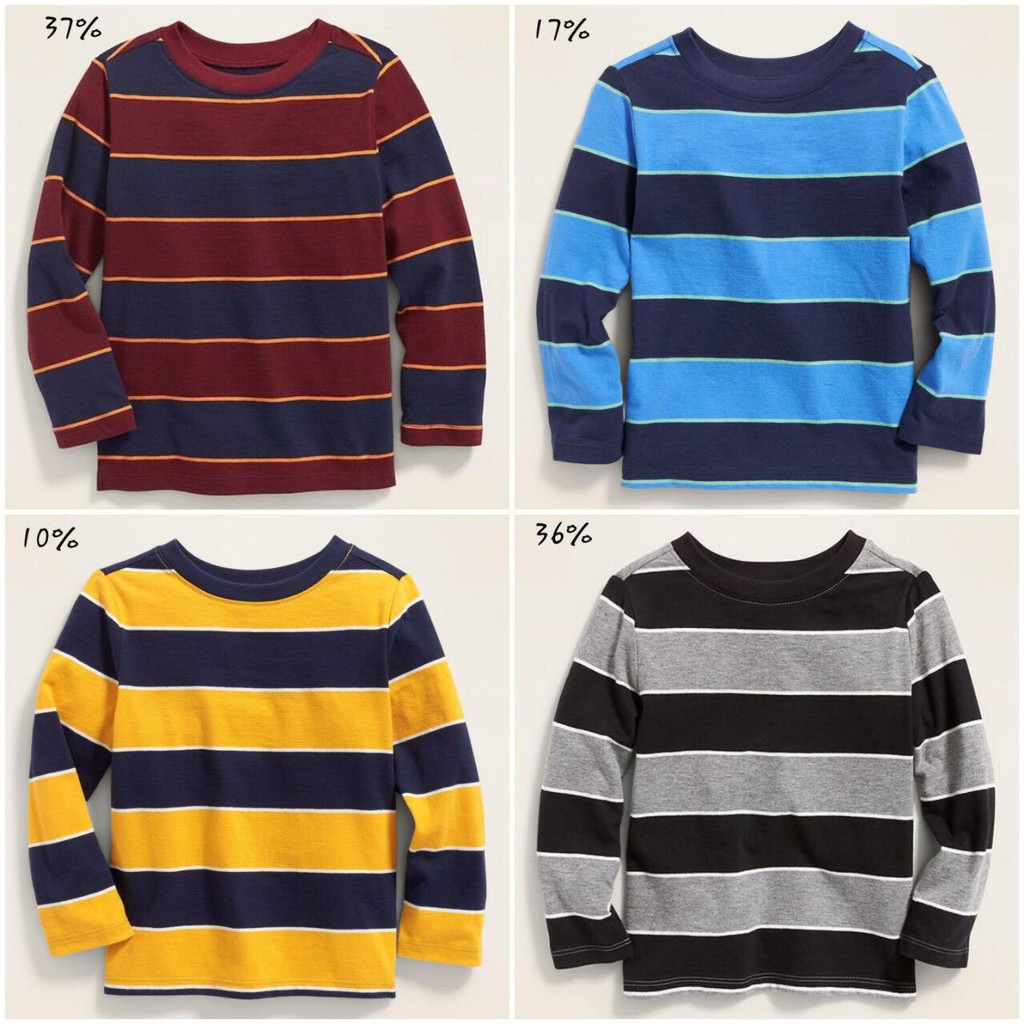 Áo bé trai tay dài Old Navy 1-5T