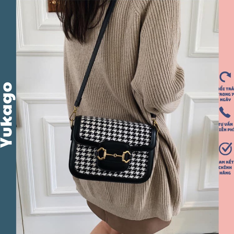 Túi xách nữ đeo chéo gu.cci họa tiết thời trang cao cấp siêu đẹp Yukago T1.024.DE