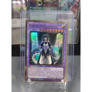[ Dưa Hấu Yugioh ] Lá bài thẻ bài House Dragonmaid - Premium Gold Rare - Tặng bọc bài nhựa bảo quản