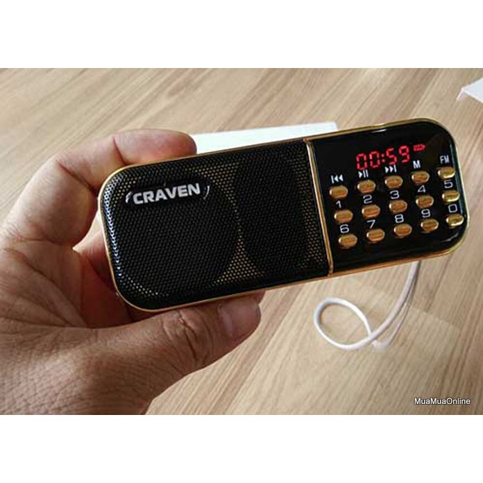 Loa Thẻ Nhớ USB Đài FM Craven CR25A