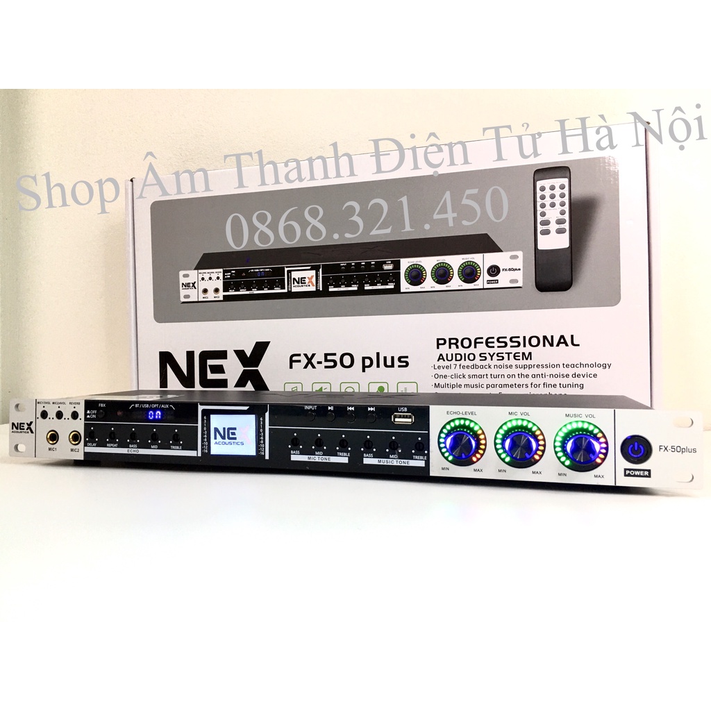 Vang FX50 Plus 2022 Có Reverb, Có Điều Khiển Từ Xa, Hỗ Trợ Chống Hú,Vang Nhại Mượt Mà.Có BLUETOOTH,Quang Học...
