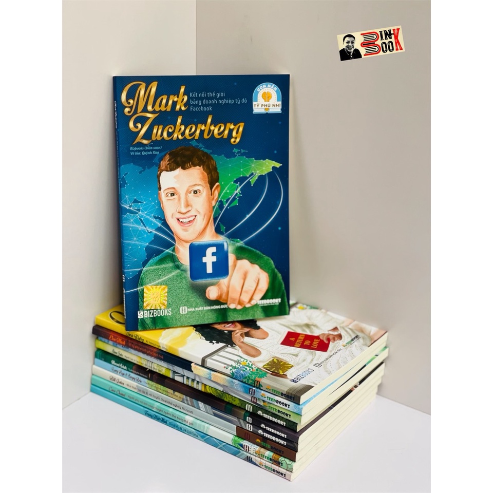 Sách - [combo 10 cuốn] Bộ ƯƠM MẦM TỶ PHÚ NHÍ – Mark Zuckerberg, Oprah Winfrey, Elon Musk - Bizbooks