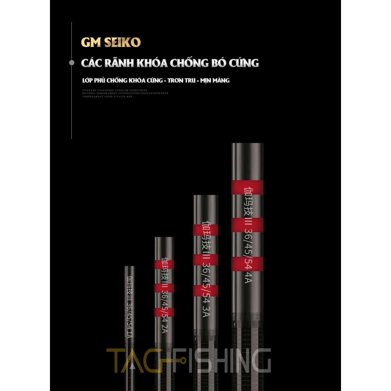 Cần tay Gama Seiko Tinh Hoa Chuyên Diếc