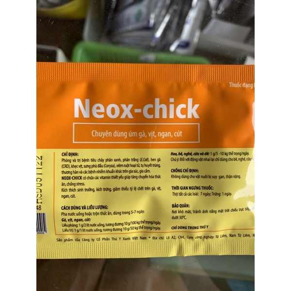 Neox chick 10g - chuyên dùng úm gà, vịt, ngan, cút