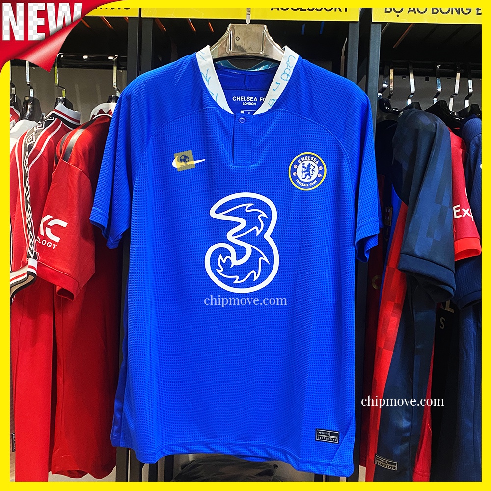 Bộ áo bóng đá Chelsea Xanh dương mùa giải mới 2022 sân nhà Thái cao cấp
