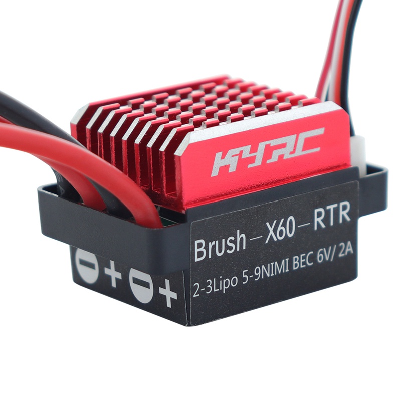 Bộ Điều Khiển Tốc Độ Phanh Sau ESC Không Thấm Nước 1060 60A Cho Xe Điều Khiển Từ Xa Axial Scx10 Trx4 1 / 10