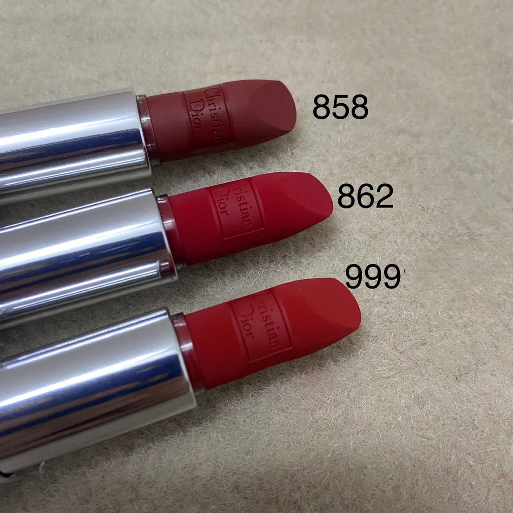 Son môi Dior 2021 vỏ nhôm phiên bản giáng sinh 858 68 962 99 chất lượng cao